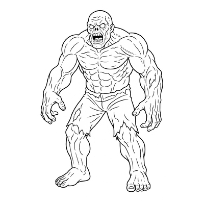 Zombie Coloring Pages for Kids - Zombie Coloring Sheets 2026