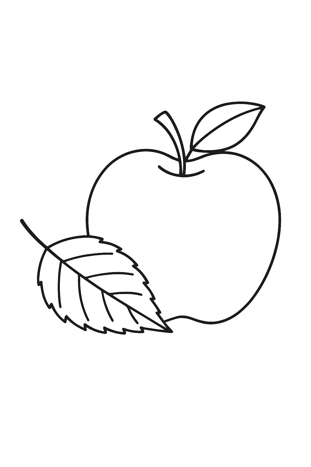 Apple Coloring Pages for Kids 2026 - Fun Apple Coloring Pictures