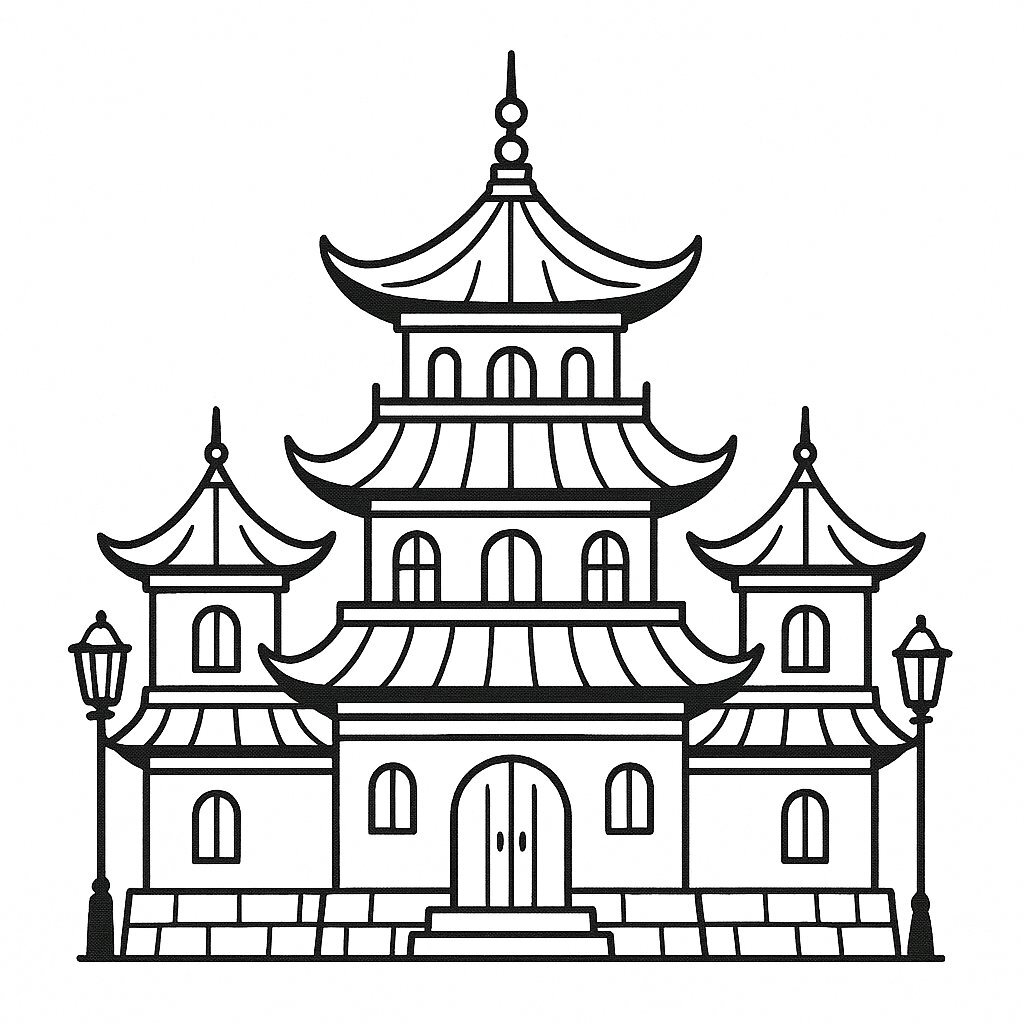 Eastern-Style Pavilion