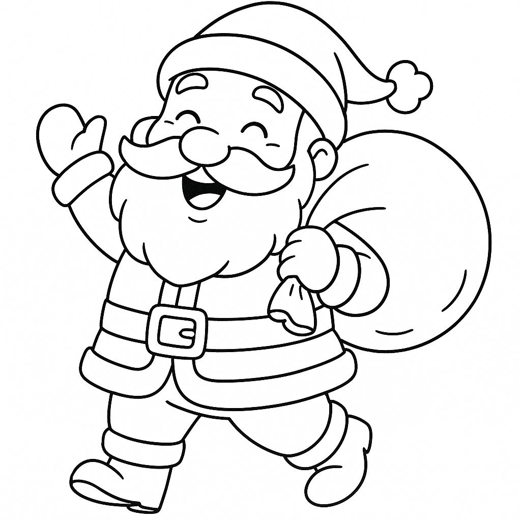 Cheerful Santa Claus