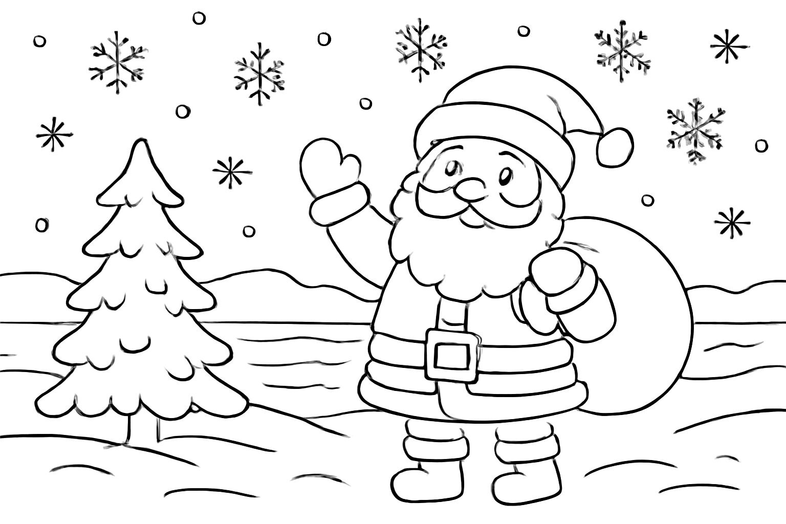Christmas Coloring Pages for Kids 2026 - Free Download