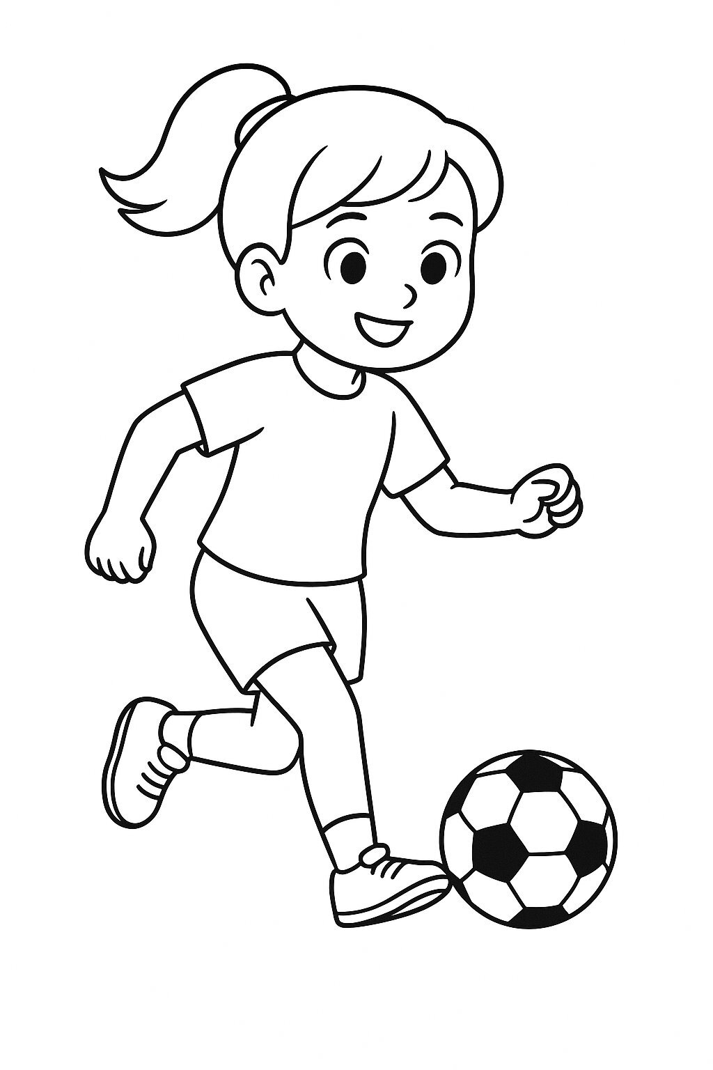 Girl Playing Sports