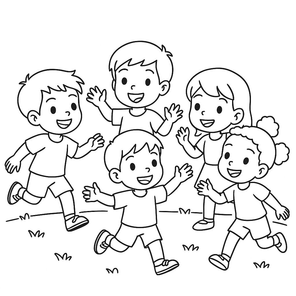 Boy with Friends