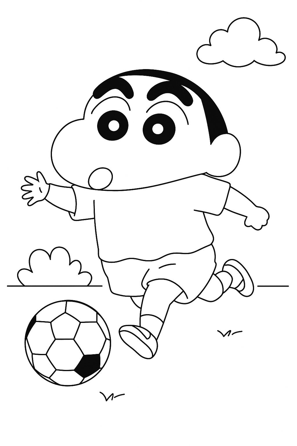 Shin Playing Outdoors