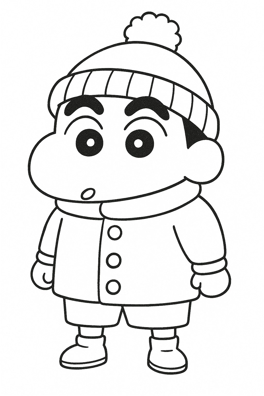 Shin in Winter Clothing