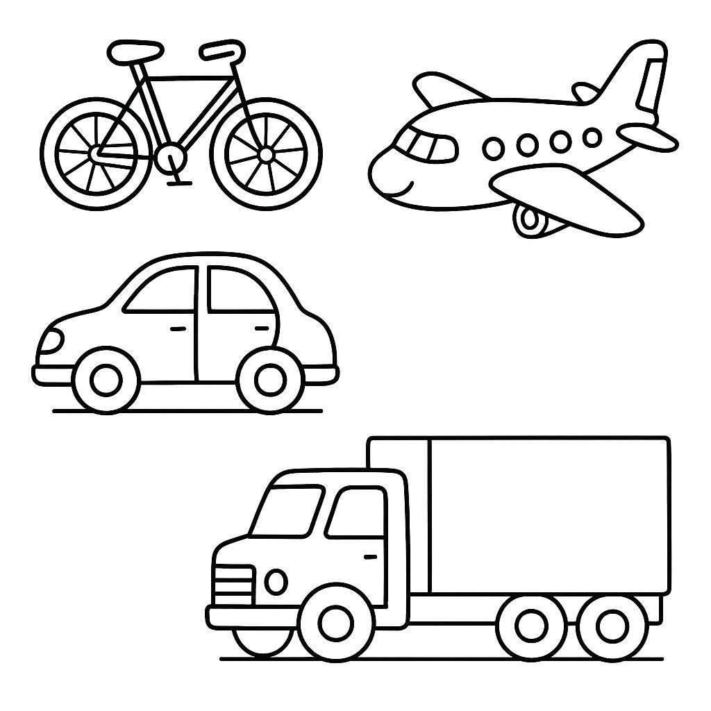 Vehicle Coloring Page