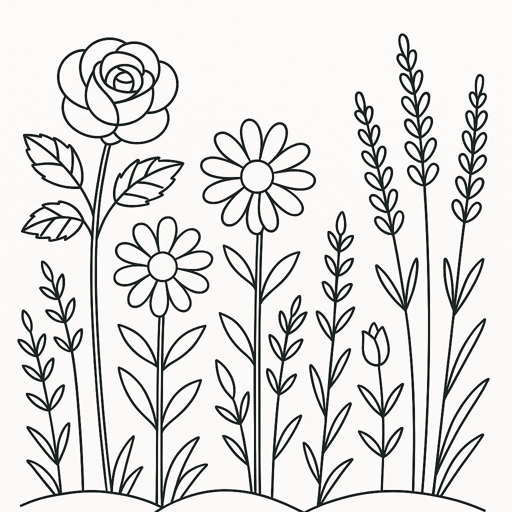 Countryside Flower Garden