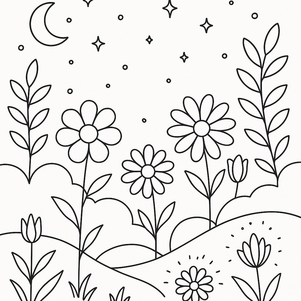 Mysterious Night Garden