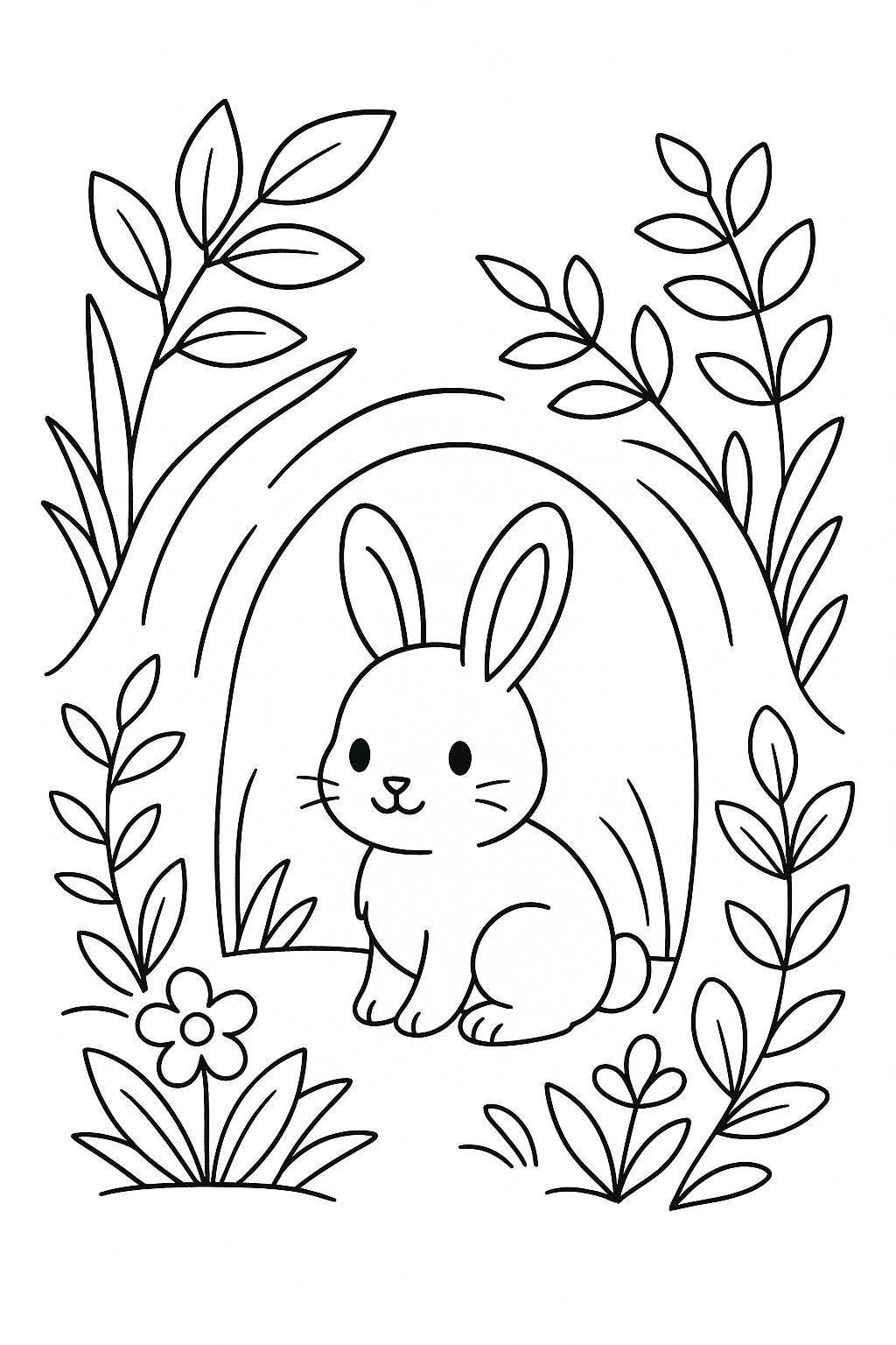 Rabbit in a Burrow