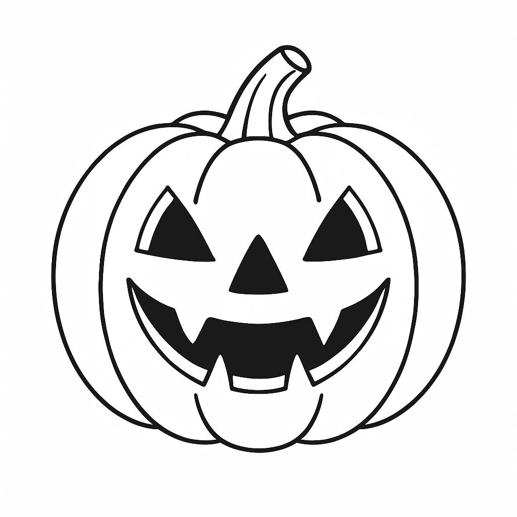 Traditional Smiling Pumpkin