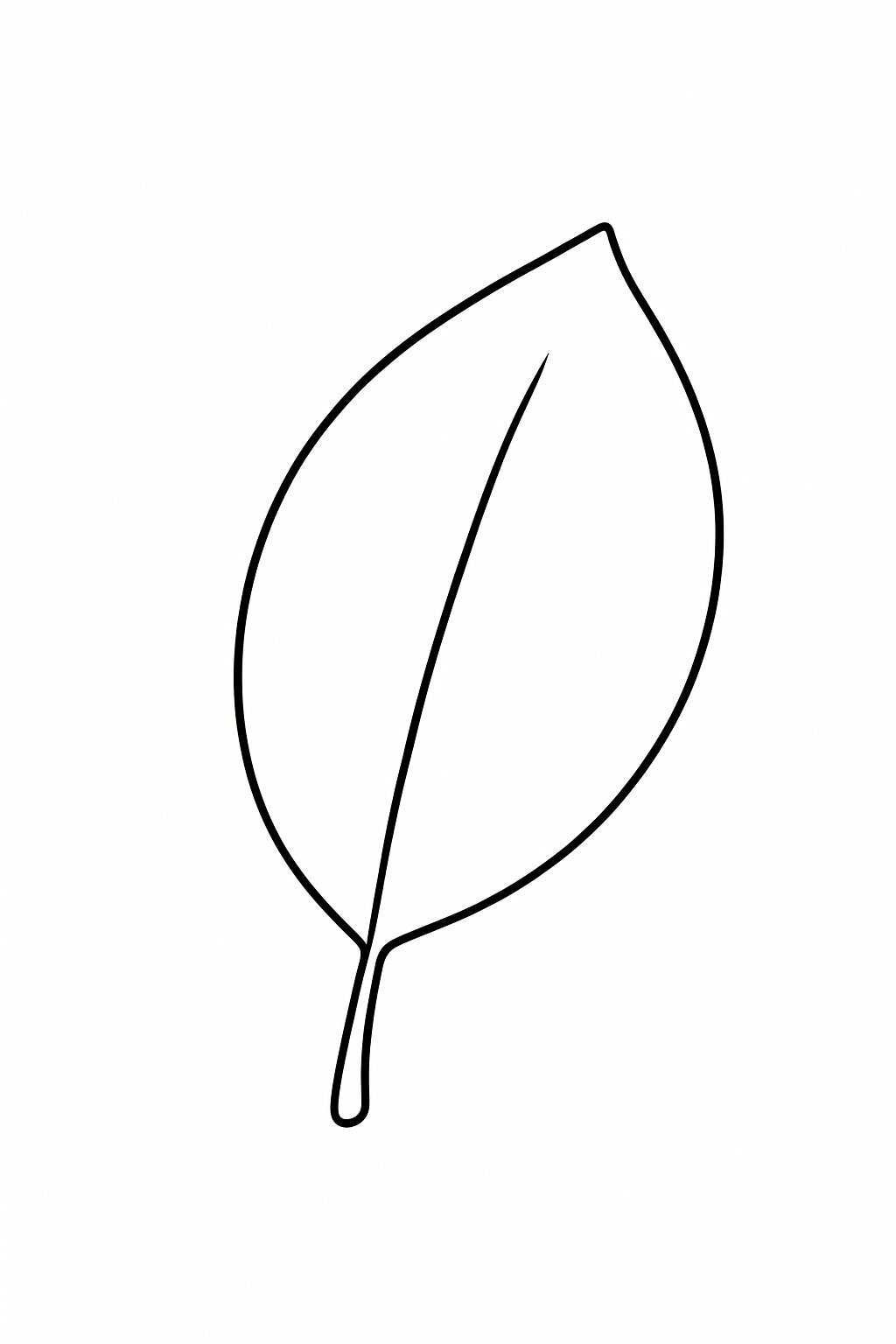 Minimalist Leaf