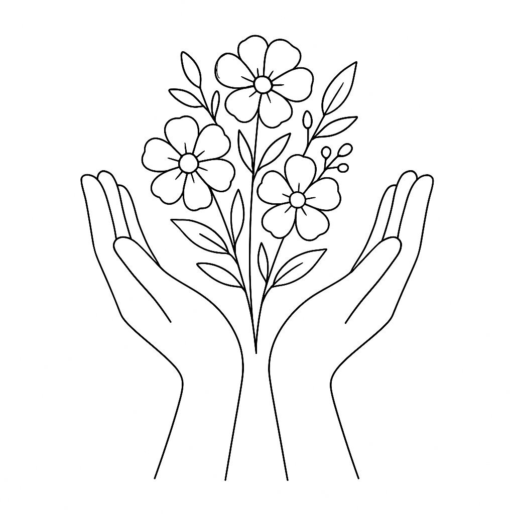 Caring Hands Card