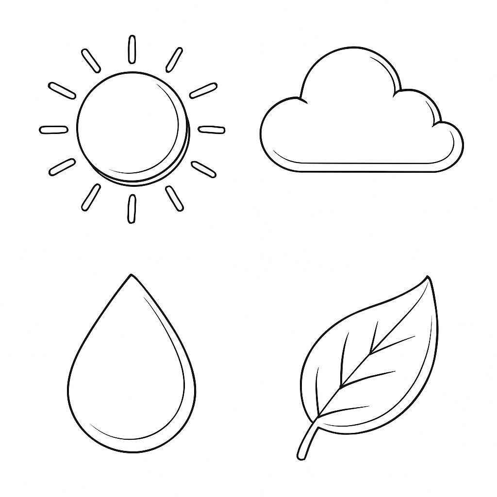 Natural Phenomena Coloring Pages for Kids 2026 - Creativity and Learning