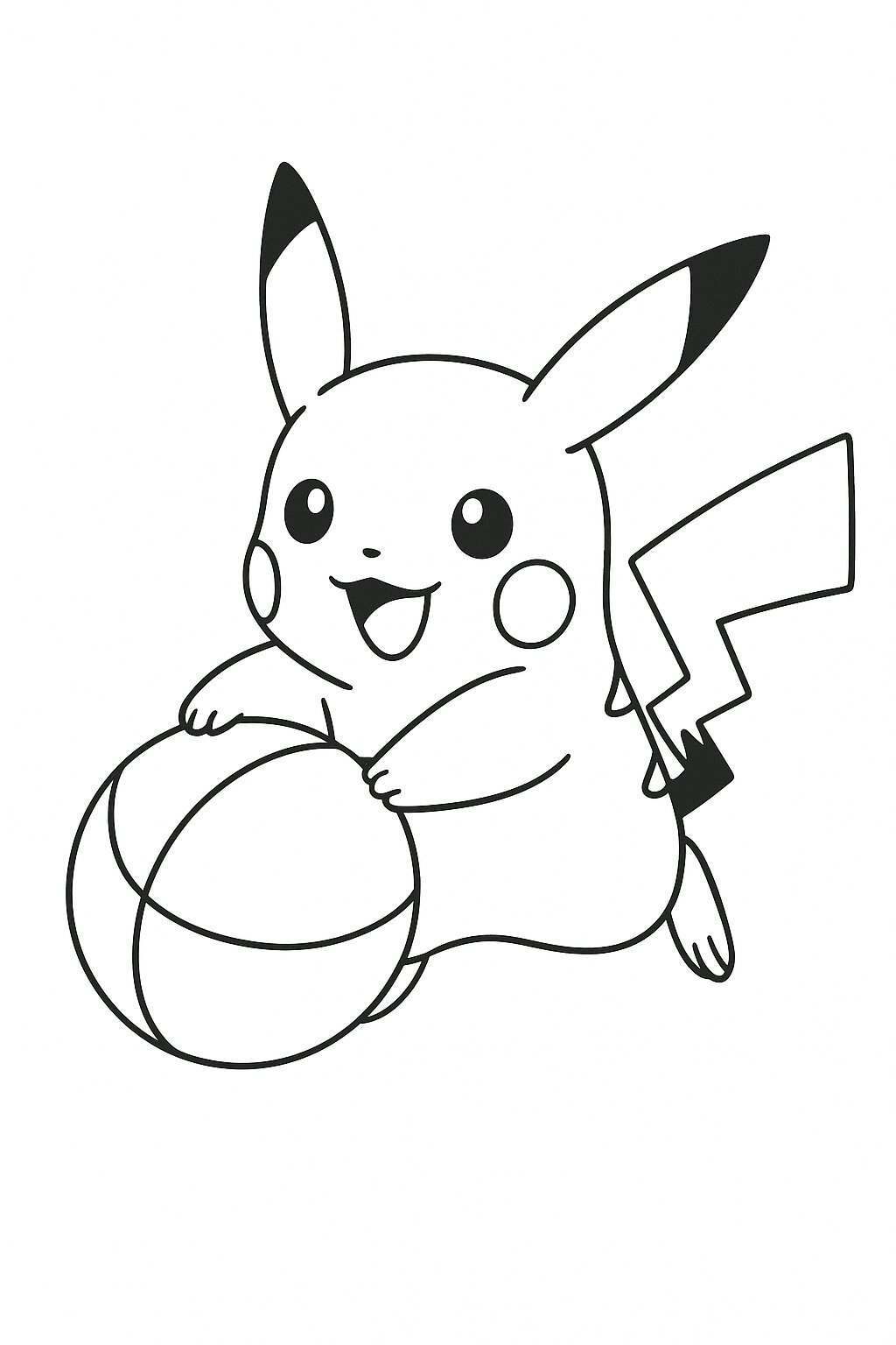Pikachu with a Ball