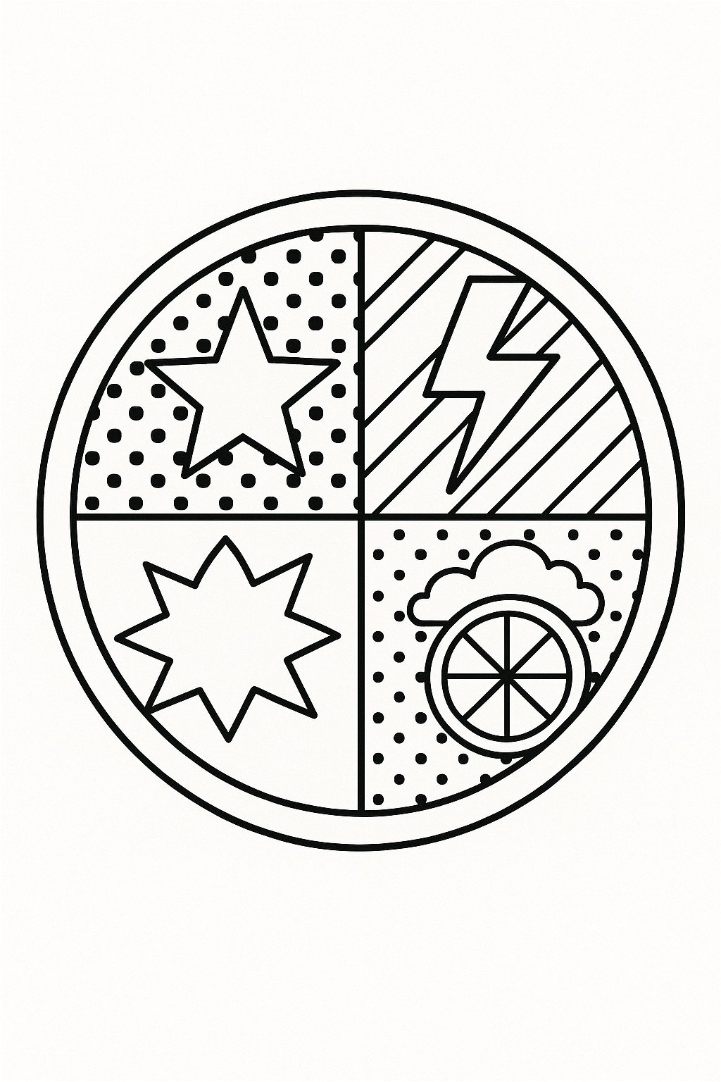 Pop Art-Style Plate