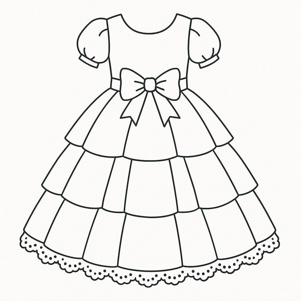 Rainbow Princess Dress