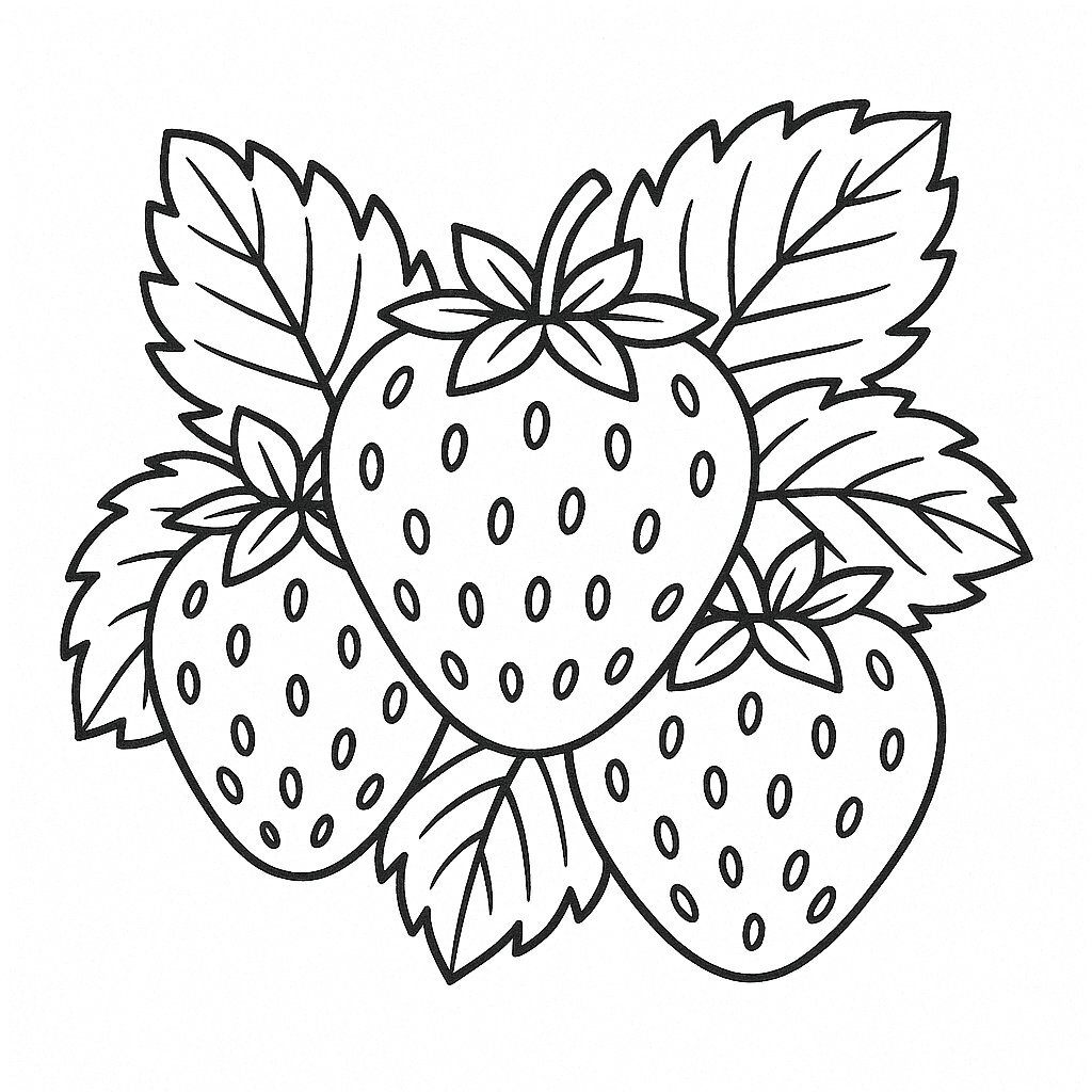 Strawberries in the Garden
