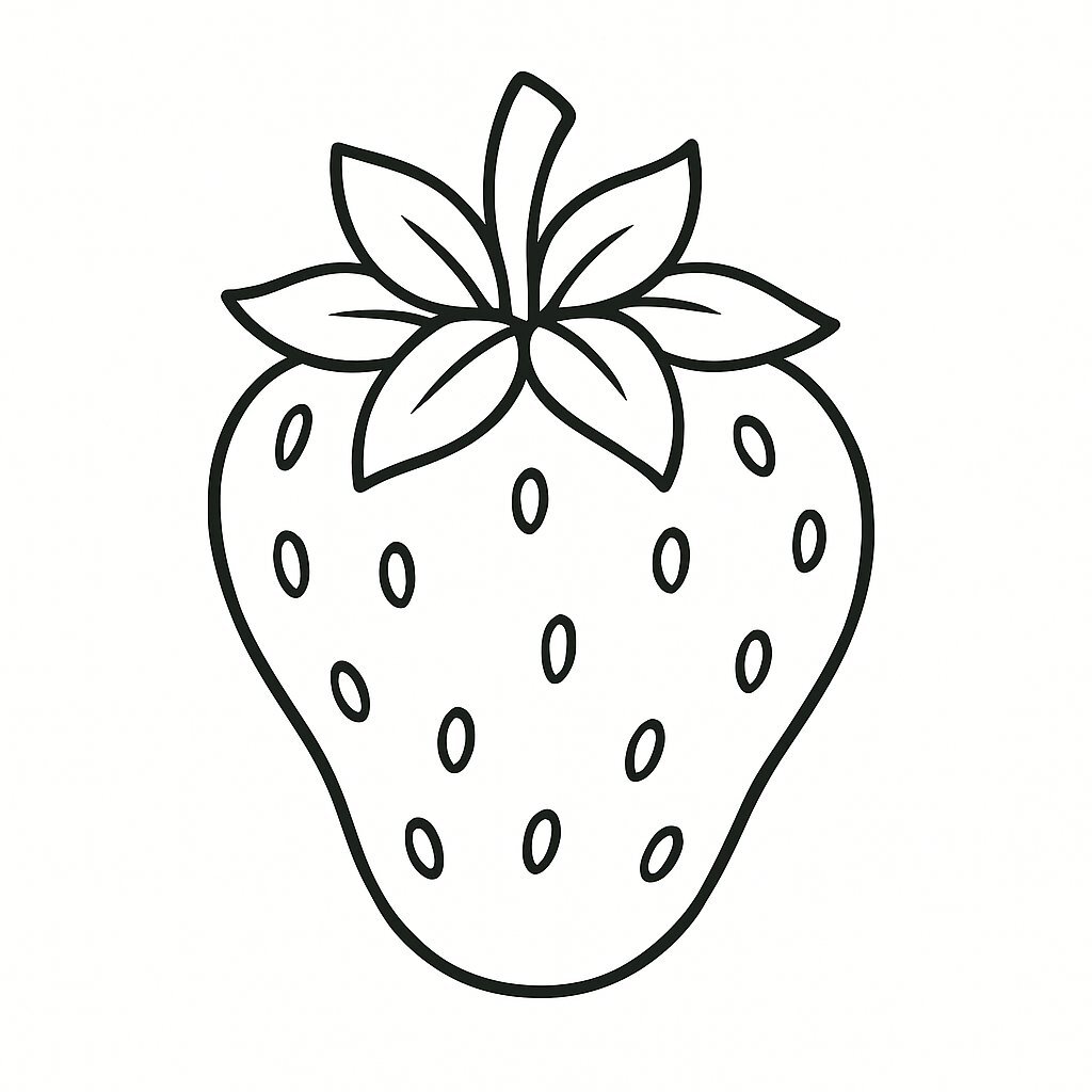 Strawberry Coloring Pages for Kids 2026 - Free PDF Download