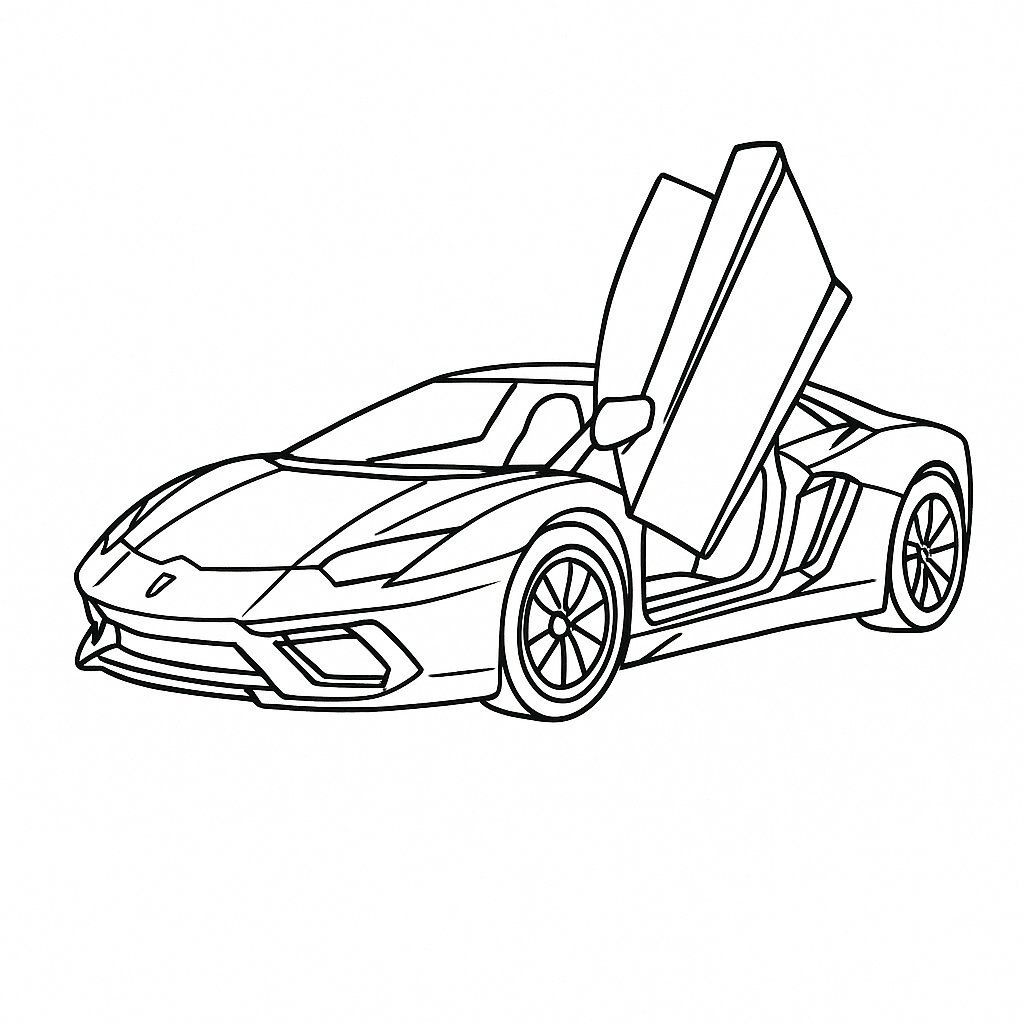Open-Top Sports Supercar