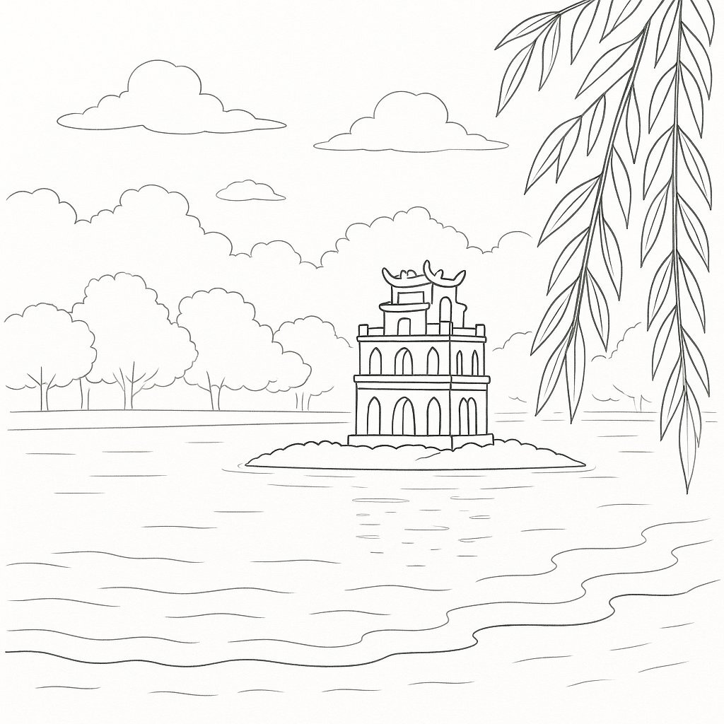Hoan Kiem Lake at Dawn