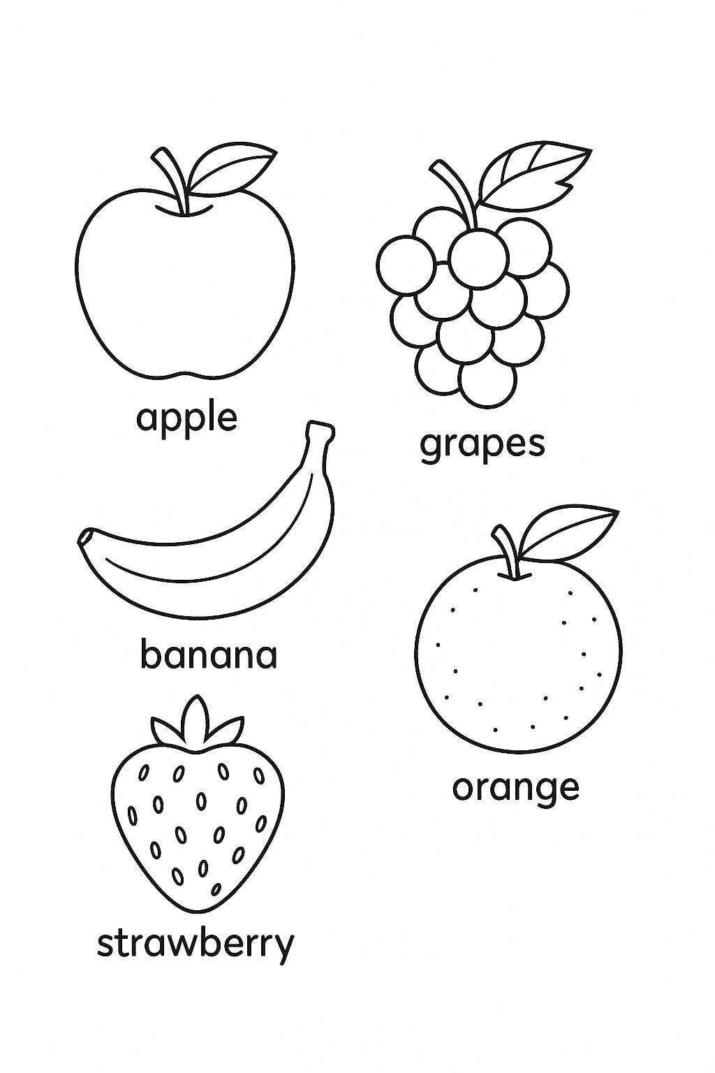 Coloring Fruits