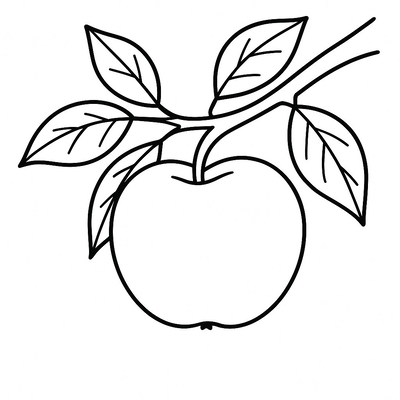 Apple Coloring Pages for Kids 2026 - Fun Apple Coloring Pictures
