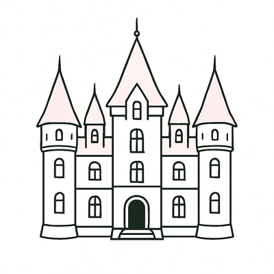 Castle Coloring Pages for Kids 2026 - Free PDF Download