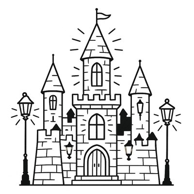 Castle Coloring Pages for Kids 2026 - Free PDF Download