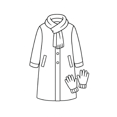 Clothing Coloring Pages for Kids 2026 - Free PDF Download