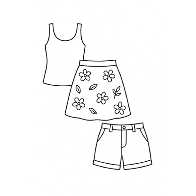 Clothing Coloring Pages for Kids 2026 - Free PDF Download