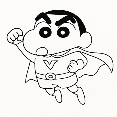 Crayon Shin-chan Coloring Pages 2026 - Fun and Creative for Kids