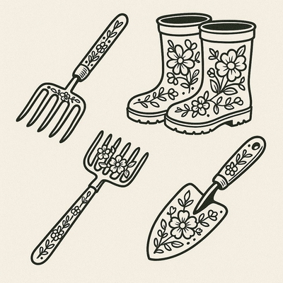 Farming Tools Coloring Pages for Kids 2026 - Creativity and Learning