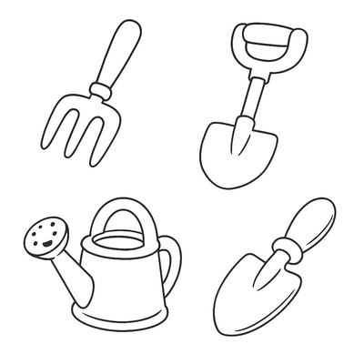 Farming Tools Coloring Pages for Kids 2026 - Creativity and Learning