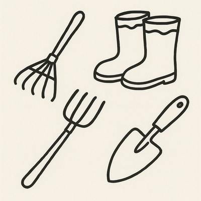 Farming Tools Coloring Pages for Kids 2026 - Creativity and Learning