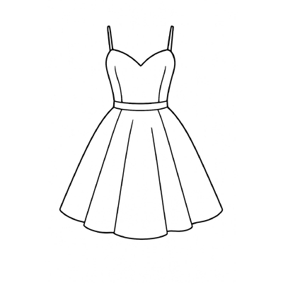 Festival Dress Coloring Pages for Kids 2026 - Creative and Fun