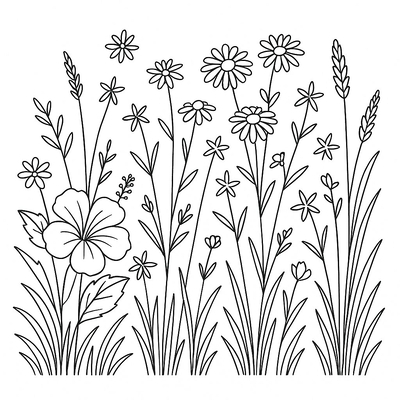 Flower Garden Coloring Pages for Kids – Beautiful Coloring Pictures 2026