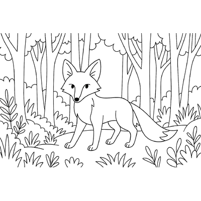 Forest Animals Coloring Pages 2026 - Nature’s Wildlife