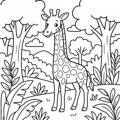 Forest Animals Coloring Pages 2026 - Nature’s Wildlife