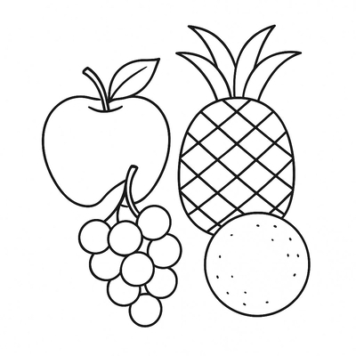 Fruit Coloring Pages for Kids 2026 - Inspire Creativity