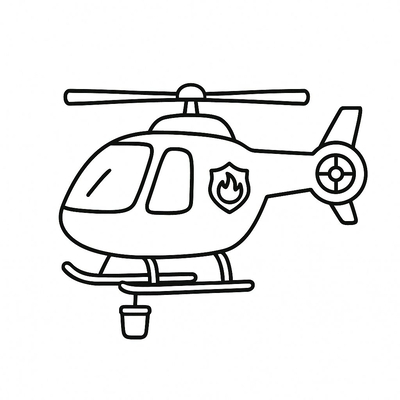Helicopter Coloring Pages for Kids 2026 – Free PDF Sheets