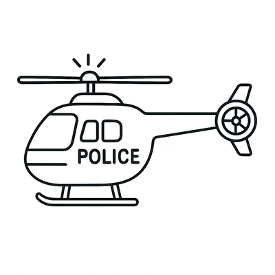 Helicopter Coloring Pages for Kids 2026 – Free PDF Sheets