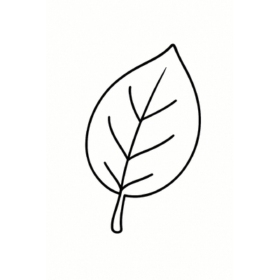 Leaf Coloring Pages for Kids 2026 - Free PDF Download