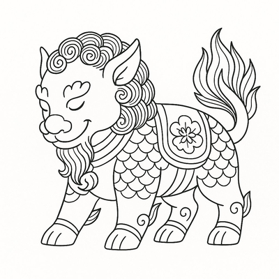 Lion Dance Coloring Pages for Kids – Unicorn Head Coloring Sheets 2026