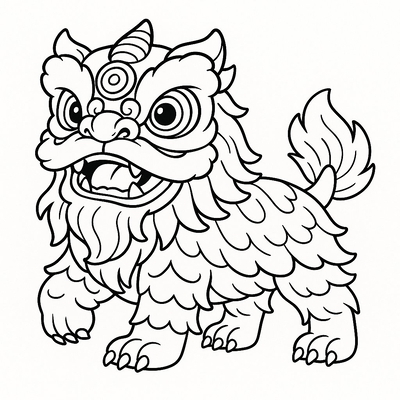 Lion Dance Coloring Pages for Kids – Unicorn Head Coloring Sheets 2026