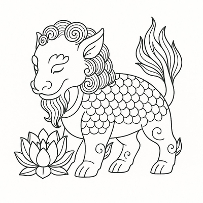 Lion Dance Coloring Pages for Kids – Unicorn Head Coloring Sheets 2026