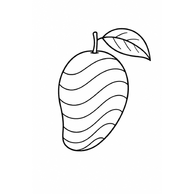 Mango Coloring Pages for Kids 2026 - Free PDF Download