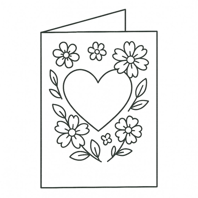 March 8 Coloring Cards for Kids 2026 - International Women’s Day Coloring Pages