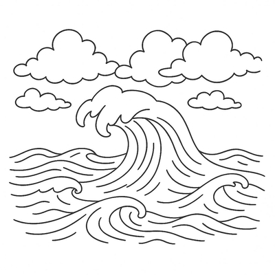 Ocean Coloring Pages for Kids – Beach Scene Coloring Sheets 2026
