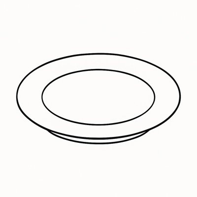 Plate Coloring Pages for Kids 2026 - Creative and Fun Learning