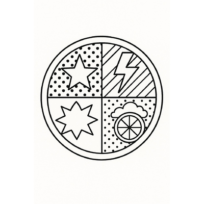 Plate Coloring Pages for Kids 2026 - Creative and Fun Learning